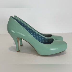 Madden Girl GETTA Teal Blue Heels Pumps Women's 8.5 8 1/2